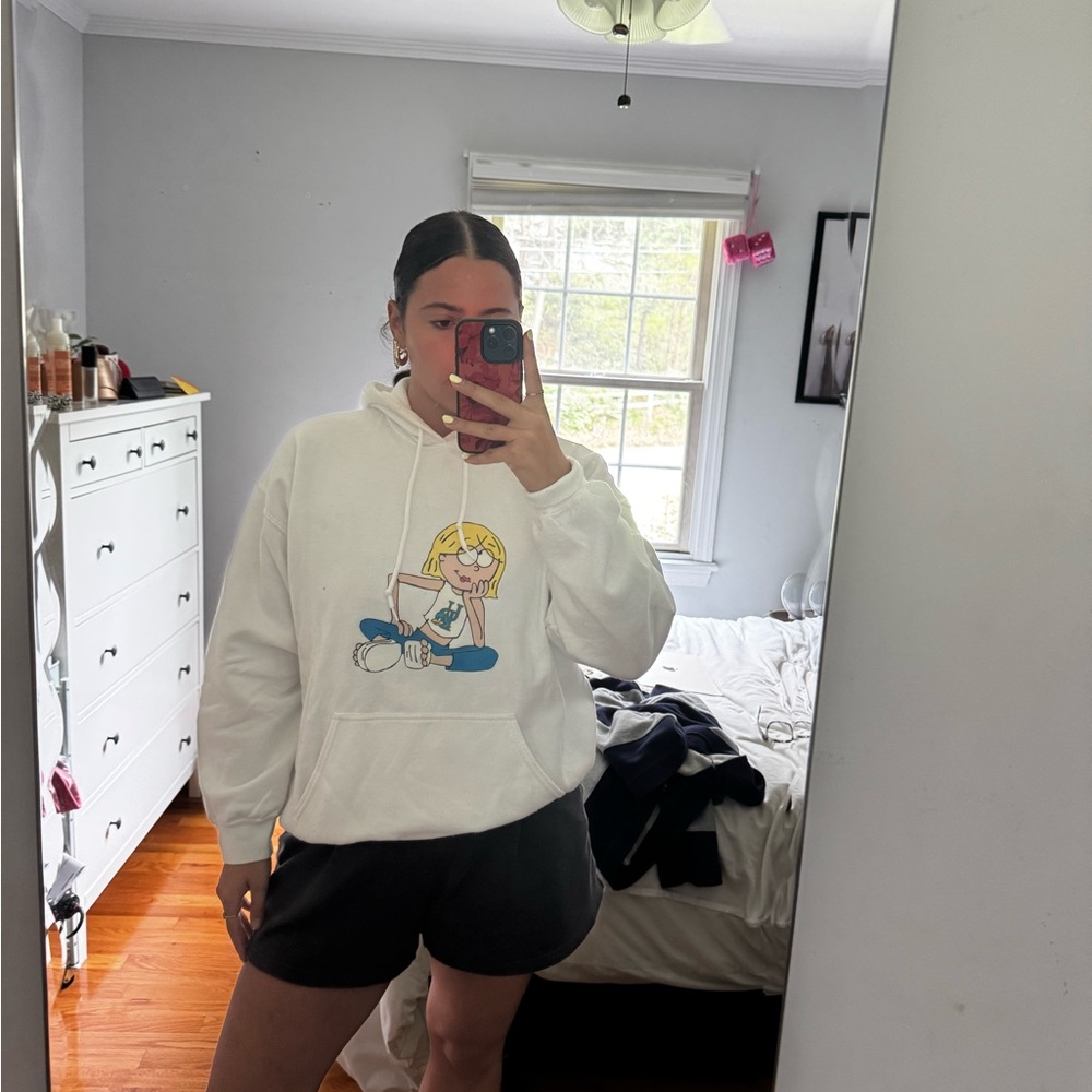 White Lizzie Mcguire Hoodie